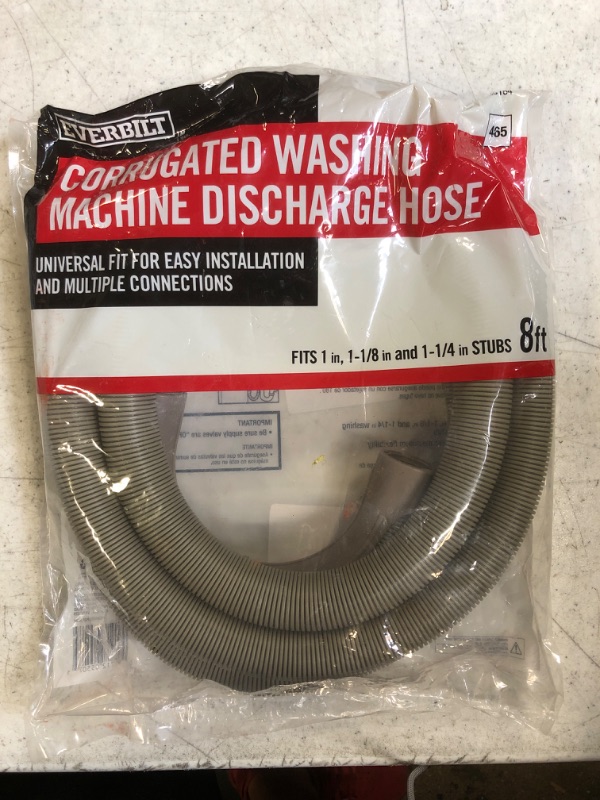 Photo 2 of 8 ft. Corrugated Washing Machine Discharge Hose