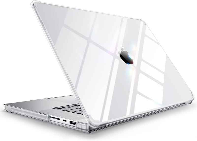 Photo 1 of SUPCASE Unicorn Beetle Clear for MacBook Pro 16 Inch (2023/2021) A2780 M2 Pro / M2 Max & A2485 M1 Pro / M1 Max,Slim Clear Protective Scratch Resistant Cover for MacBook Pro 16" with Touch ID (Clear)
