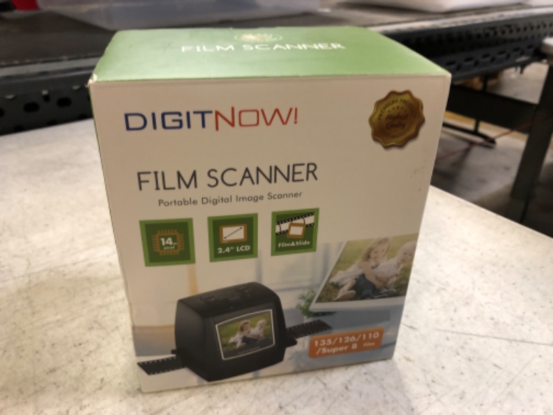 Photo 2 of DIGITNOW 22MP All-in-1 Film & Slide Scanner, Converts 35mm 135 110 126 and Super 8 Films/Slides/Negatives to Digital JPG Photos, Built-in 128MB Memory, 2.4 LCD Screen
