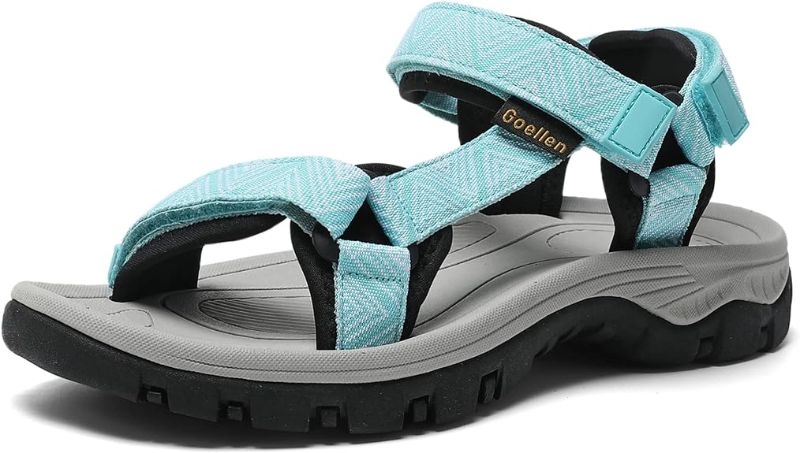 Photo 1 of Muboliy Women's Hiking Sport Sandals Water Outdoor Athletic Shoes With Arch Support Adjustable Velcro Beach Shoes 7
