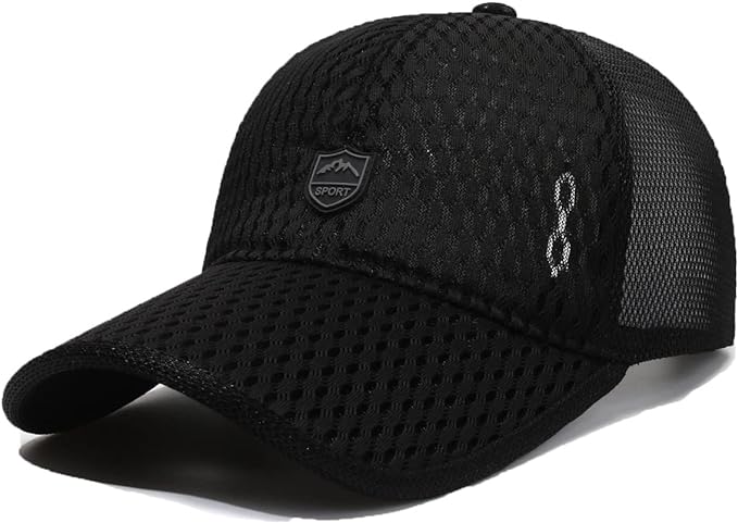 Photo 1 of FASHIXD Mesh Baseball Cap for Men Women Summer Running Sports Hat Breathable Quick Dry Trucker Hats
