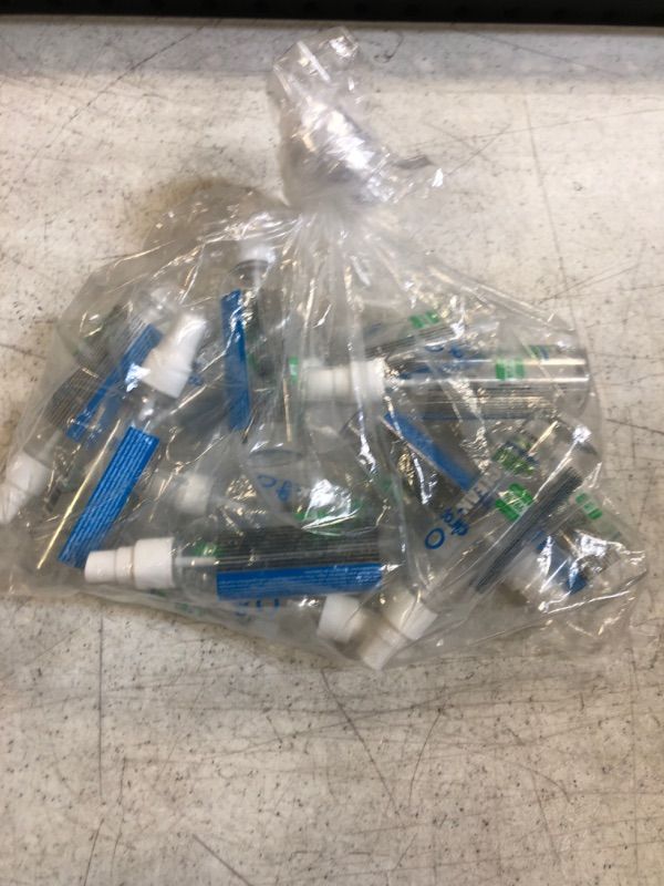 Photo 2 of 12x Spray Bottles, 3.38oz/100ml Clear Empty Fine Mist Plastic Mini Travel Bottle Set, Small Refillable Liquid Containers
