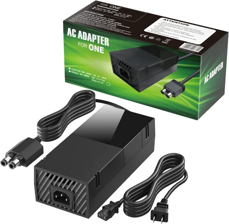 Photo 1 of Puning Power Supply Brick for Xbox One,100V-240V AC Adapter Power Supply Compatible with Xbox One Console
