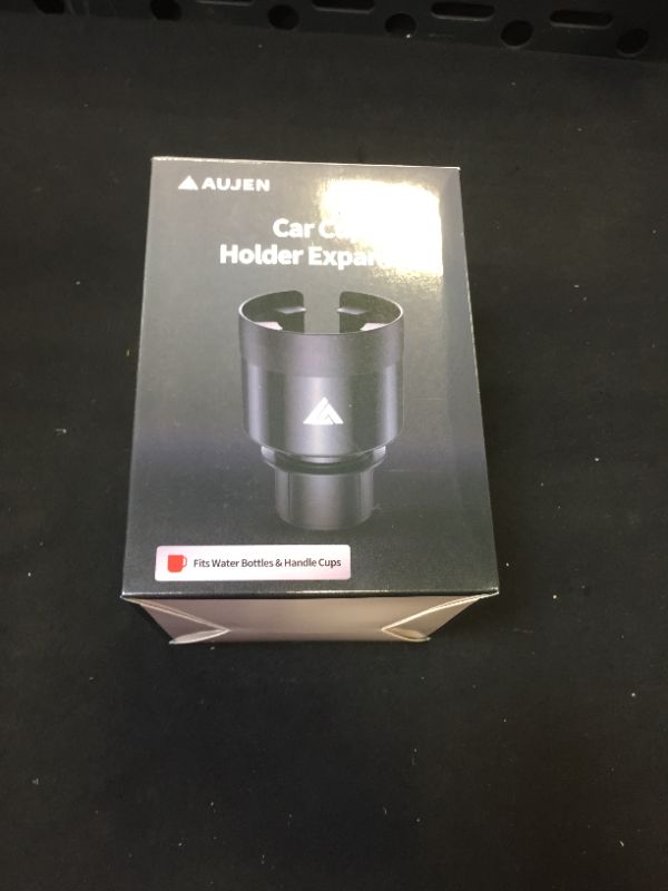 Photo 2 of AUJEN Cup Holder Expander for Car - Car Cup Holder Expander with an Adjustable Base, All Purpose Car Cup Holder for Bottles and Cups with a Diameter of 2.8"-3.8" & Handle Width?1.02" Black