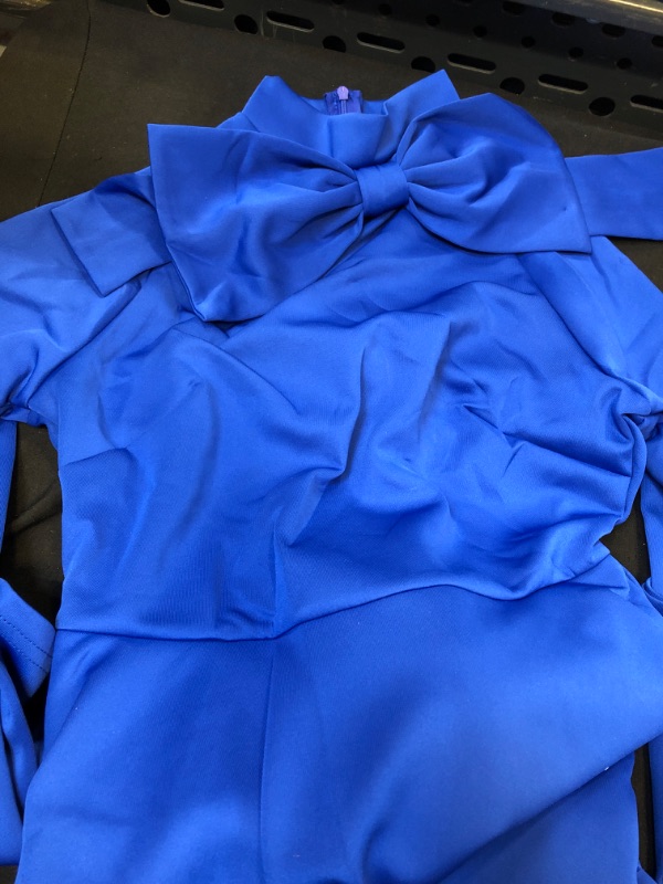 Photo 1 of BLUE WOMENS LONG SLEEVE WITH A BOW SIZE M