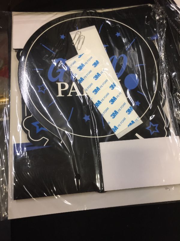Photo 1 of 2023 Graduation Decorations Class of 2023 4-Pack Graduation Table Centerpiece Decorations - Double Sided Class of 2023 Graduation Party Decorations - 12” Blue Graduation Party Decorations 2023
