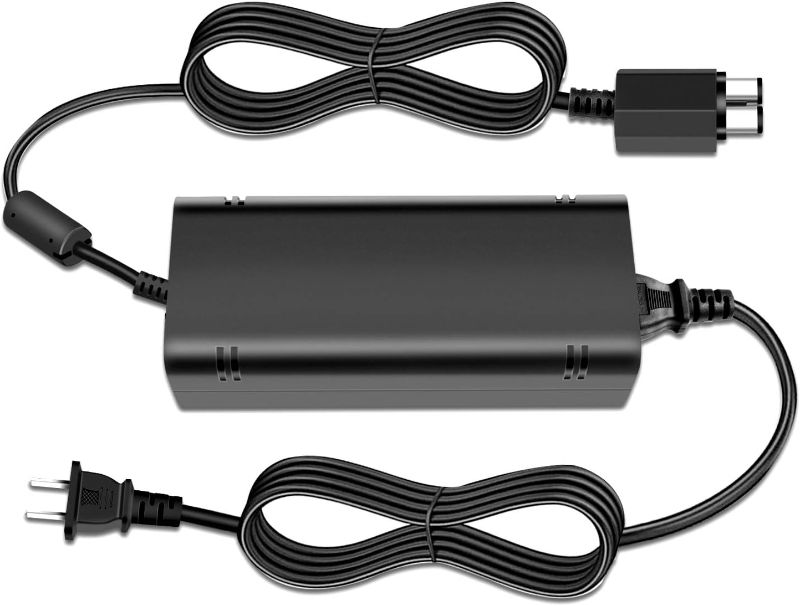 Photo 1 of Fancy Buying AC Adapter with Cable for Xbox 360 Slim Power Supply Charger Brick (Black)
