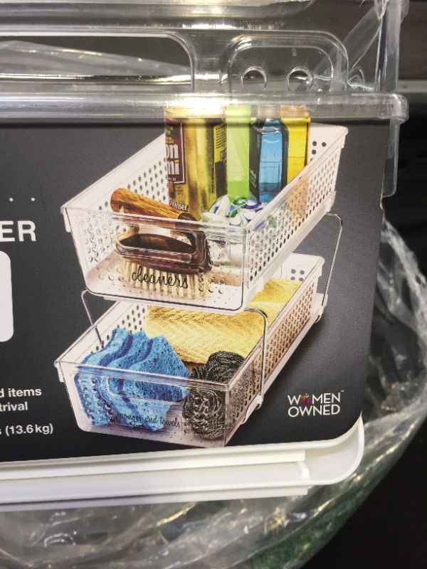 Photo 1 of 2 Tier Clear Organizer
