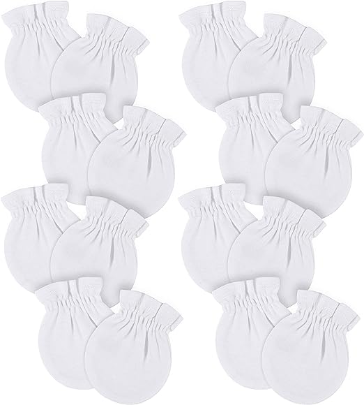 Photo 1 of Gerber baby-girls 8-pack and 12-pack No Scratch Mittens
