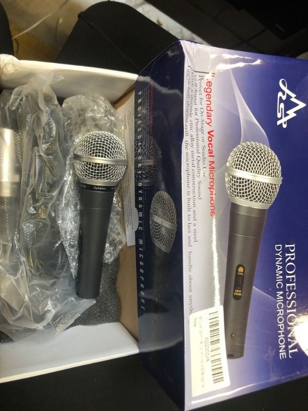 Photo 2 of ABO Gear Dynamic Microphone Karaoke Microphone Handheld Microphone Professional Moving Coil Dynamic Handheld Microphone