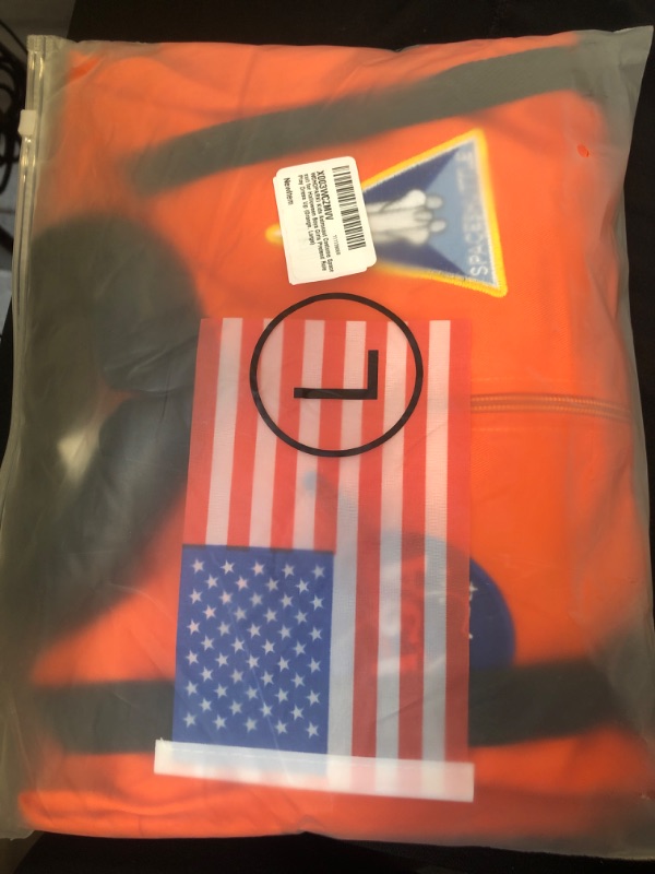 Photo 2 of Dress Up America Astronaut Costume for Kids – NASA Orange Spacesuit for Boys & Girls SIZE L
