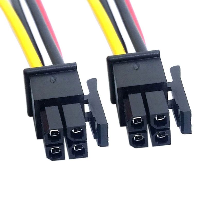Photo 1 of chenyang CY ATX Molex Micro Fit Connector 4Pin Male to Male Power Cable 60cm Pitch 3.0mm
