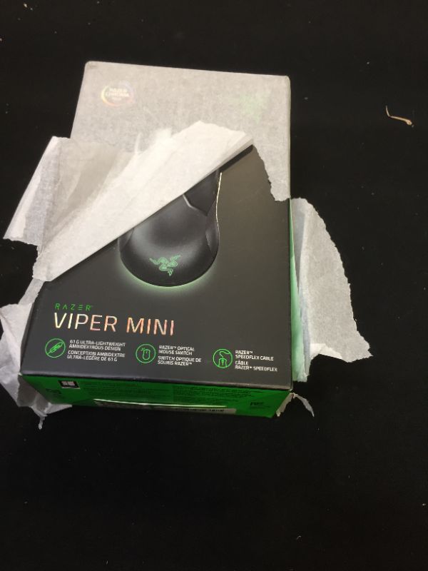 Photo 2 of Razer Viper Mini Ultralight Gaming Mouse: Fastest Gaming Switches - 8500 DPI Optical Sensor - Chroma RGB Underglow Lighting - 6 Programmable Buttons - Drag-Free Cord - Classic Black