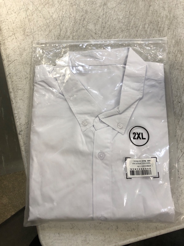 Photo 1 of 2XL WHITE BUTTON UP SHIRT 