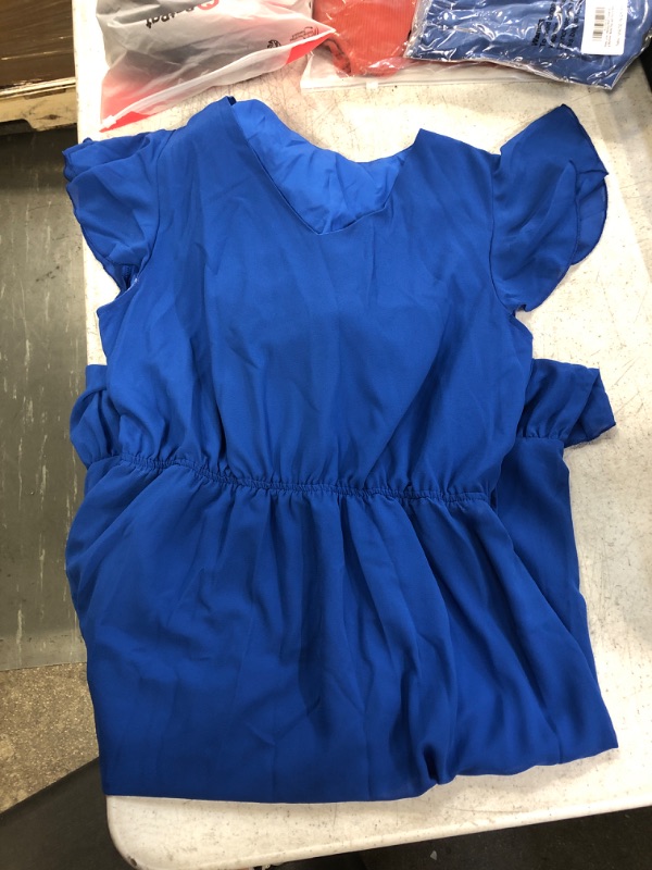 Photo 1 of BLUE WOMENS DRESS SIZE MEDIUM 