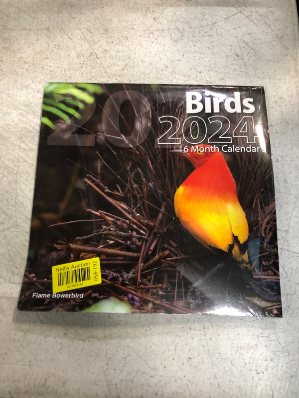 Photo 1 of 2024 Birds 16 Month calendar - sealed