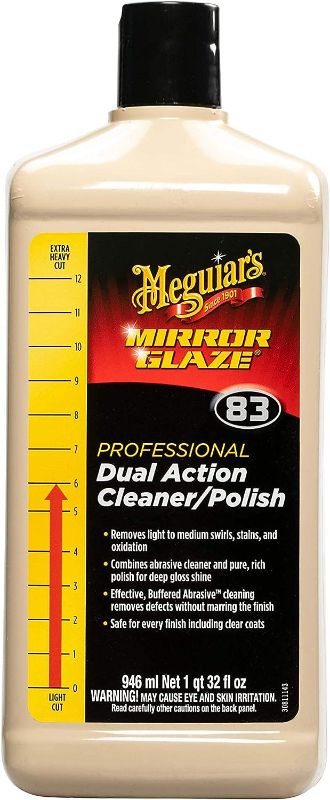 Photo 1 of 
Meguiar's M8332 Mirror Glaze Dual Action Cleaner and Polish – 32 Oz Bottle