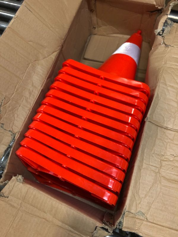 Photo 2 of 12Pack Traffic Safety Cones 