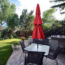 Photo 1 of ABCCANOPY Patio Umbrellas 3-Tiers 11FT  11FT 3 tiers