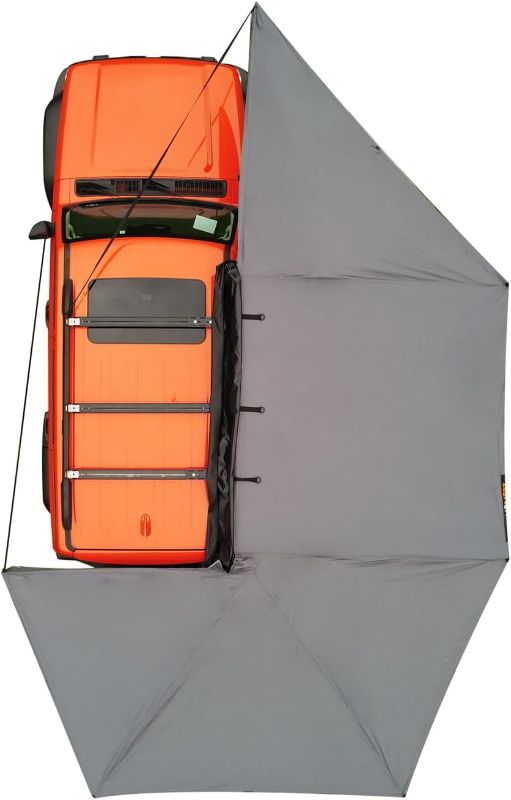 Photo 1 of BAMACAR Naturnest Awning, 270 Awning Car Awning For Jeep Van Truck SUV Awning, Overland awning, Naturnest 270 Degree Awning, Car Canopy For OVS RV Awning, Vehicle Awning, Trailer Awning, Camper Awning
