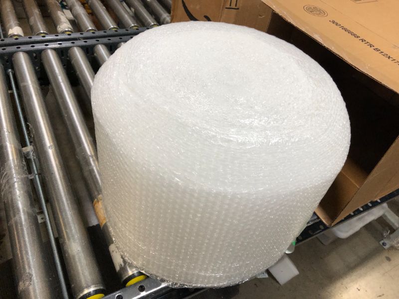 Photo 1 of Duck Brand Bubble Wrap Roll, Original Bubble Cushioning, 12" x 175', Perforated Every 12" (1053440), Clear 12 in. x 175 ft.