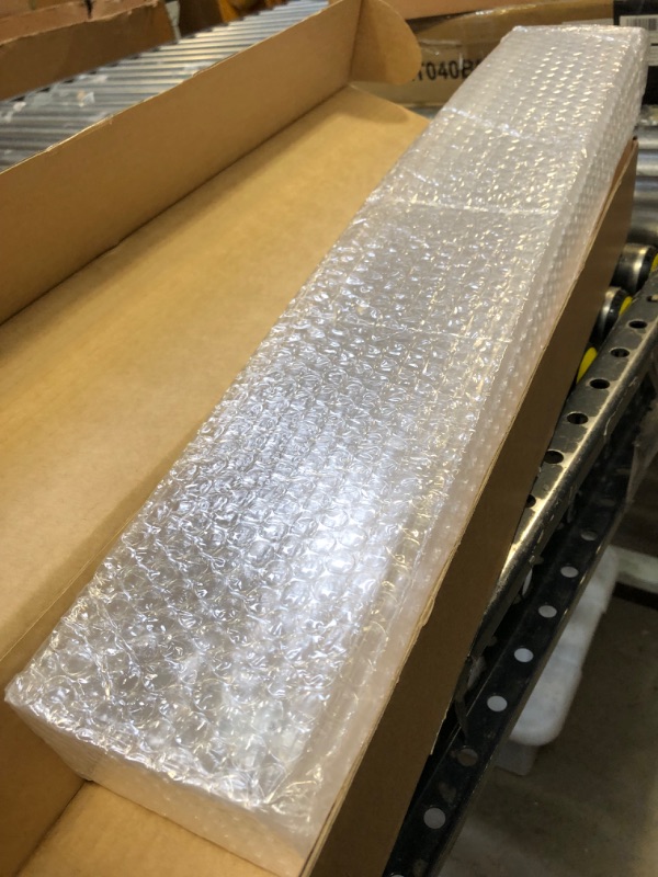 Photo 1 of E&F Modern Designs™ Rectangular Floral Centerpiece for Dining Table - 24 Inches Long Rectangle Vase - Acrylic Modern Vase - Low Laying Unique Flower Vases for Home Decor or Weddings (LED Clear)