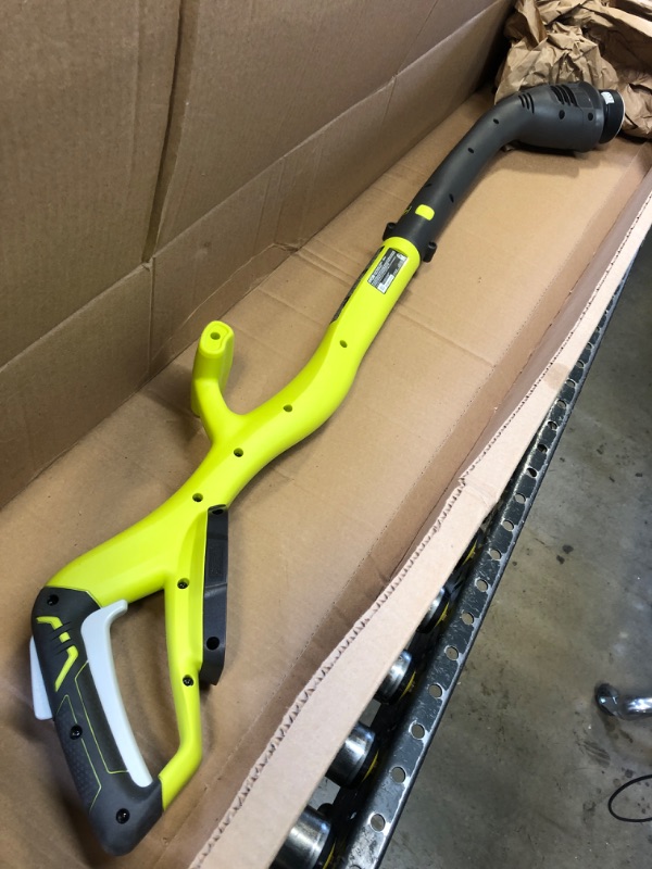 Photo 1 of **MISSING BATTERY AND CHARGER** RYOBI ONE+ 18-Volt Lithium-Ion Electric Cordless String Trimmer and Edger - 1.3 Ah