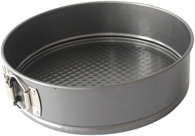 Photo 1 of 10 Inch Springform Pan Compatible/Cheesecake Pan/Leakproof Cake Pan, Nonstick Bakeware for Instant Pot Accessories and Pressure Cooker
pan is crooked***
