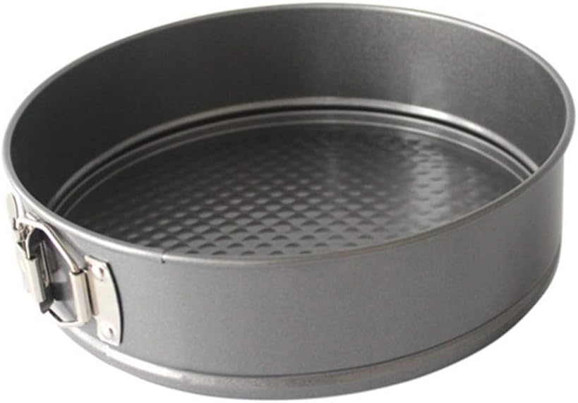 Photo 1 of 10 Inch Springform Pan Compatible/Cheesecake Pan/Leakproof Cake Pan, Nonstick Bakeware for Instant Pot Accessories and Pressure Cooker
pan is crooked***