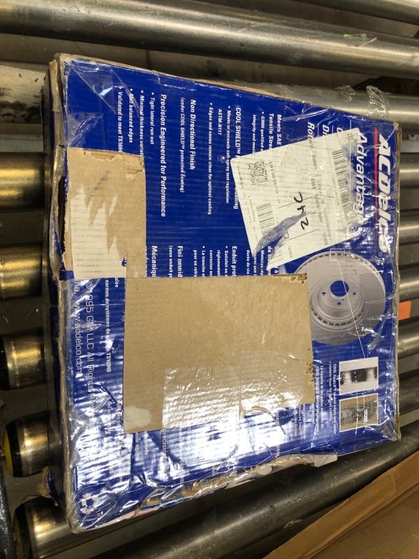 Photo 1 of ACDelco Advantage 18A2719AC Coated Front Disc Brake Rotor