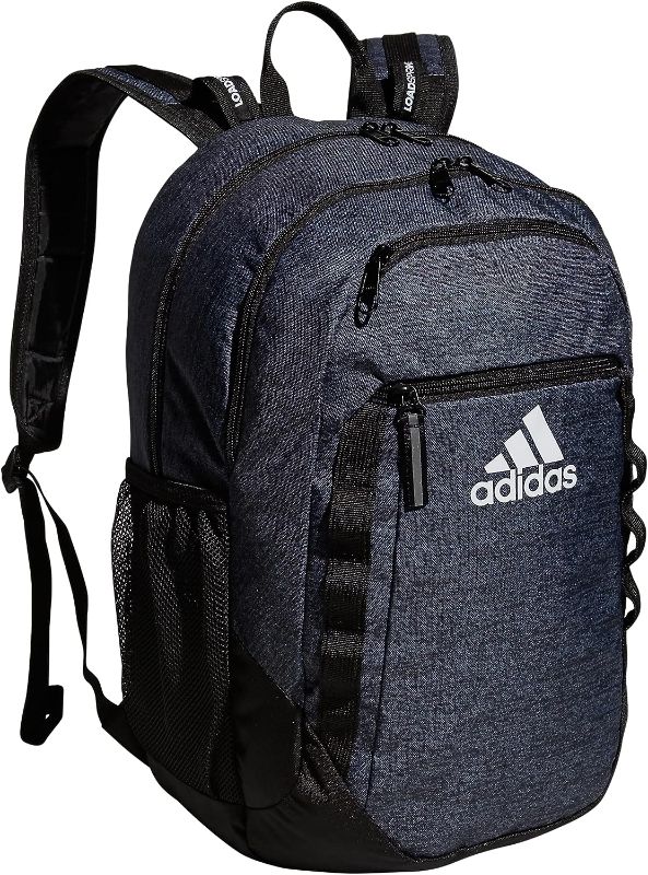 Photo 1 of adidas Excel 6 Backpack Jersey Black/Black/White One Size
