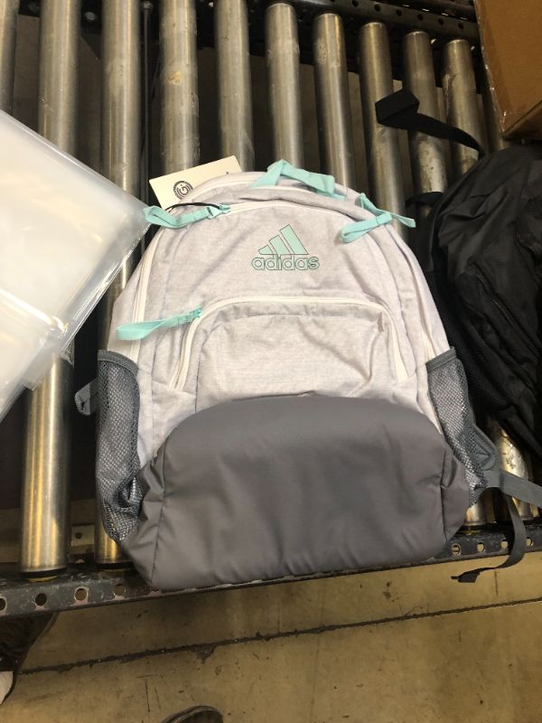 Photo 2 of adidas Adaptive Backpack Jersey White/Semi Flash Aqua Blue One Size One Size Jersey White/Semi Flash Aqua Blue