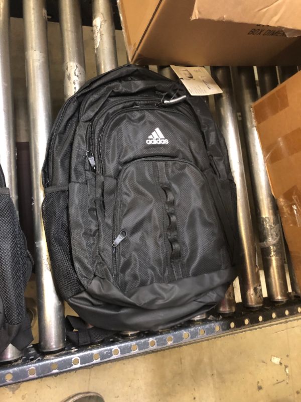 Photo 2 of adidas Prime 6 Backpack, Black/White, One Size One Size Black/White