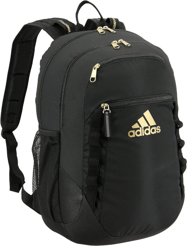 Photo 1 of adidas Excel 6 Backpack Black/Gold Metallic One Size
