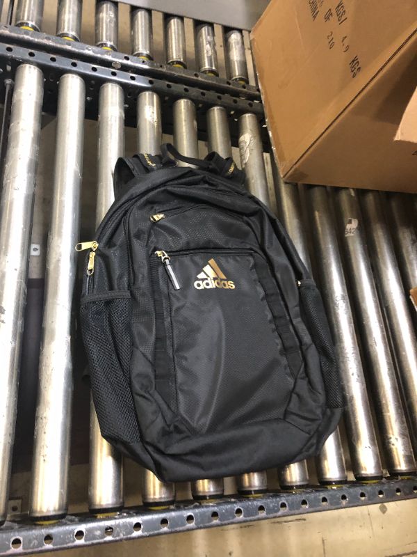 Photo 2 of adidas Excel 6 Backpack Black/Gold Metallic One Size
