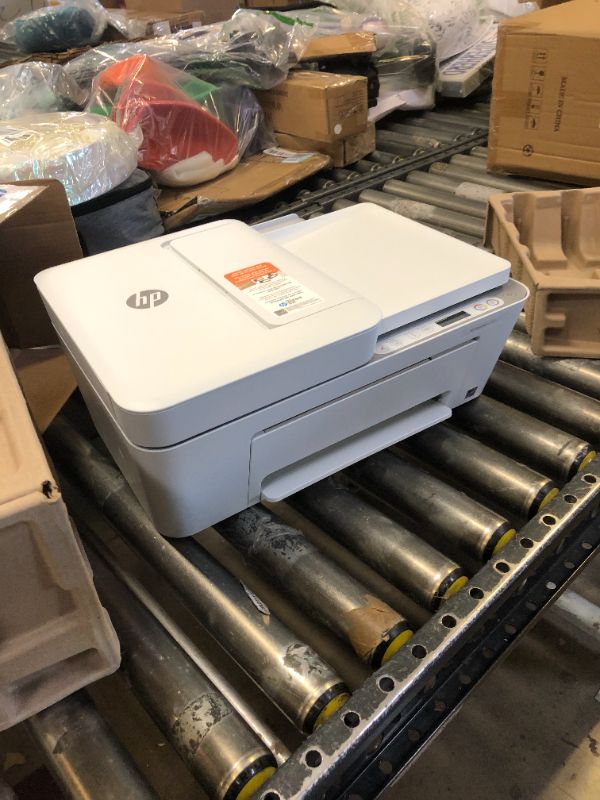 Photo 2 of HP DeskJet 4155e Wireless Color Inkjet Printer, Print, scan, copy, Easy setup, Mobile printing, Best-for home, Instant Ink with HP+,white
