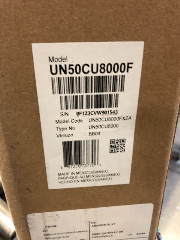 Photo 2 of SAMSUNG 50-Inch Class Crystal UHD CU8000 Series PurColor, Object Tracking Sound Lite, Q-Symphony, Motion Xcelerator, Ultra Slim, Solar Remote, Smart TV with Alexa Built-in (UN50CU8000, 2023 Model)