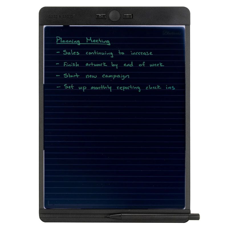 Photo 1 of Boogie Board Blackboard Deluxe Office with Blackboard Letter Size Reusable Notebook, , Folio 