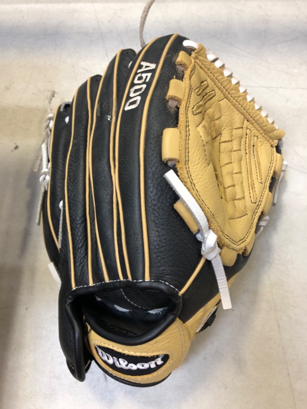 Photo 2 of 1Piece WILSON 2022 A550 Siren Fastpitch Softball Glove Series Right Hand Throw 12.5" Black/Blonde/White