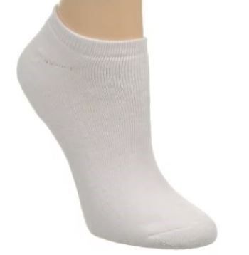 Photo 1 of 5 Pack Medium Performance No Show Sock White