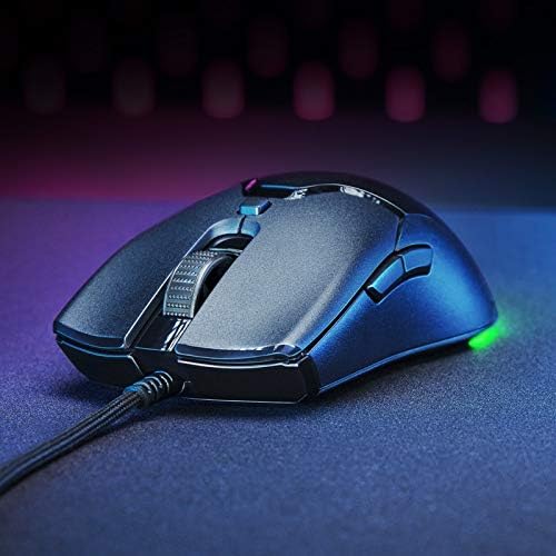 Photo 1 of Razer Viper Mini Ultralight Gaming Mouse: Fastest Gaming Switches - 8500 DPI Optical Sensor - Chroma RGB Underglow Lighting - 6 Programmable Buttons - Drag-Free Cord - Classic Black