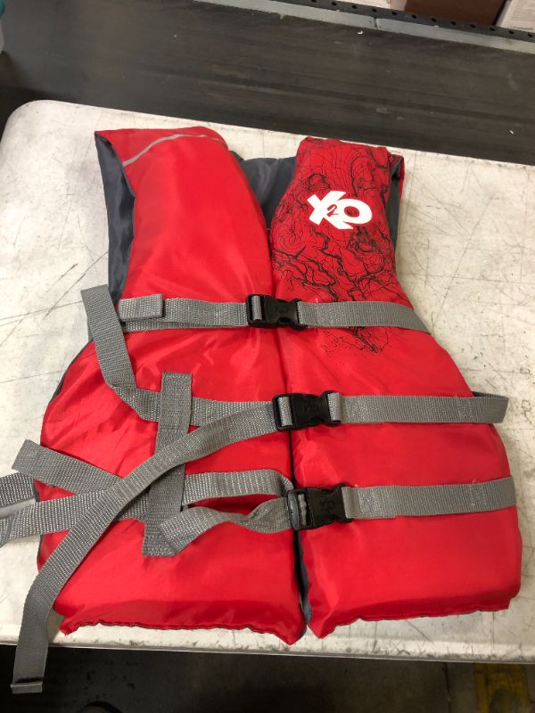Photo 1 of ADULT UNIVERSAL LIFE JACKET RED