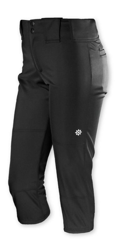 Photo 1 of RIP-IT | Women's 4-Way Stretch Softball Pants Padded Softball Pants for Female Athletes X-Large Black - MISSING BUTTON