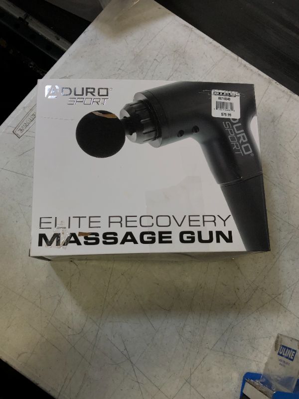 Photo 2 of Aduro Sport Elite Recovery Massage Gun BLACK
