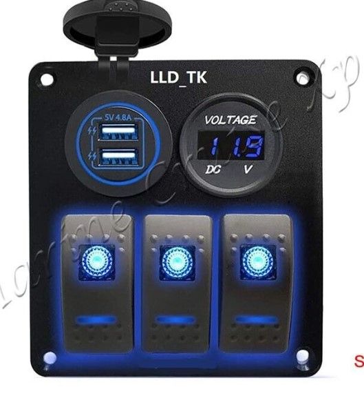 Photo 1 of  Automotive Switch Panel LED Car Marine Boat Rocker