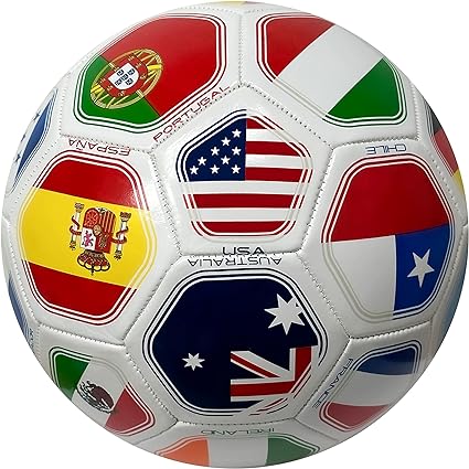 Photo 1 of Icon Sports Country Flags Soccer Ball Size 5, World Club National Teams, Flag Soccer Ball #5