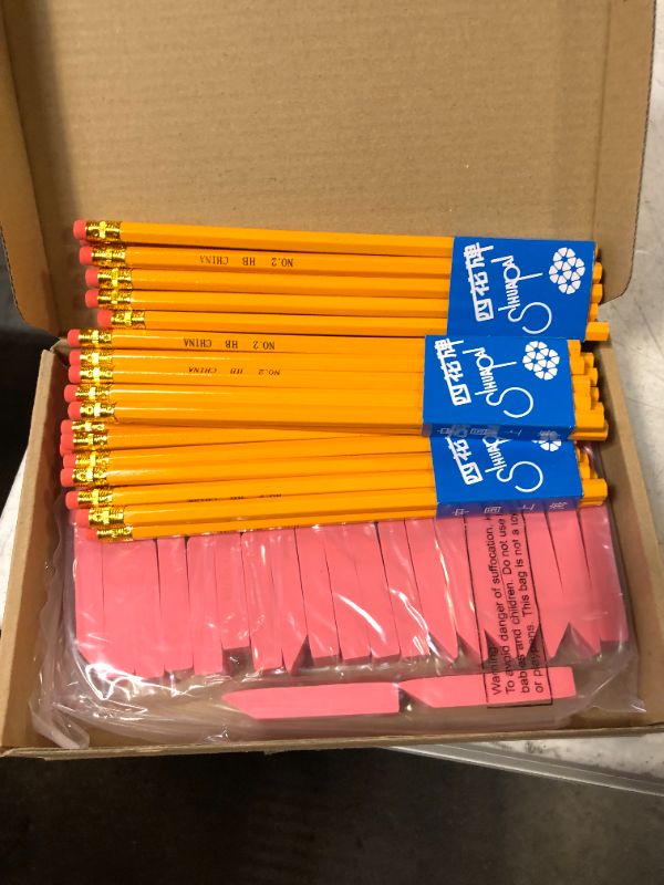 Photo 2 of 80 Pcs Pink Erasers Bulk Pencil Bulk 100 Day of School Teacher Supply Pencil Eraser for Kids Bulk Pencils for Classroom for Student Teacher School Office Classroom Supplies Back to School Sunday Class