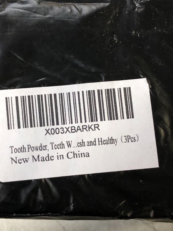 Photo 2 of 3PC Tooth Powder, Teeth Whitening, Tooth Powder Stain, Tooth Whitening Effective Remover Stains from Coffee, Keep Your Mouth Fresh and Healthy
