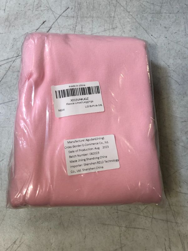 Photo 1 of FLEECE LINED LEGGINGS PINK 3XL