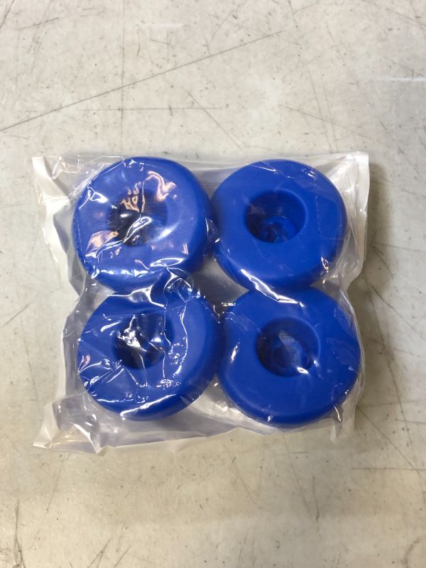 Photo 2 of 5 Gallon Water Jug Lid 4 pcs Reusable 5 Gallon Water Jug Cap Silicone 5 Gallon Water Bottle Caps Replacement Caps No Spill Water Bottle Cap Spill-Proof and Leak-Proof Caps Fit 55mm Water Jug Cap
